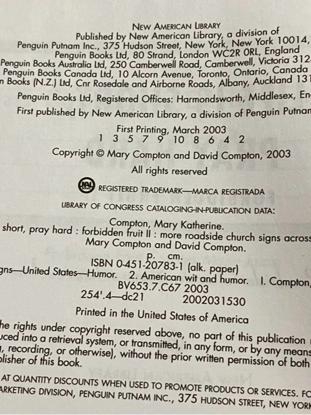 Forbidden Fruit II: More Roadside Church Signs Across America